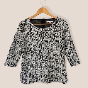 Alfred Sung Stretch 3/4 Sleeve Textured Top